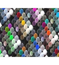 Viscose yarns rw and dyed